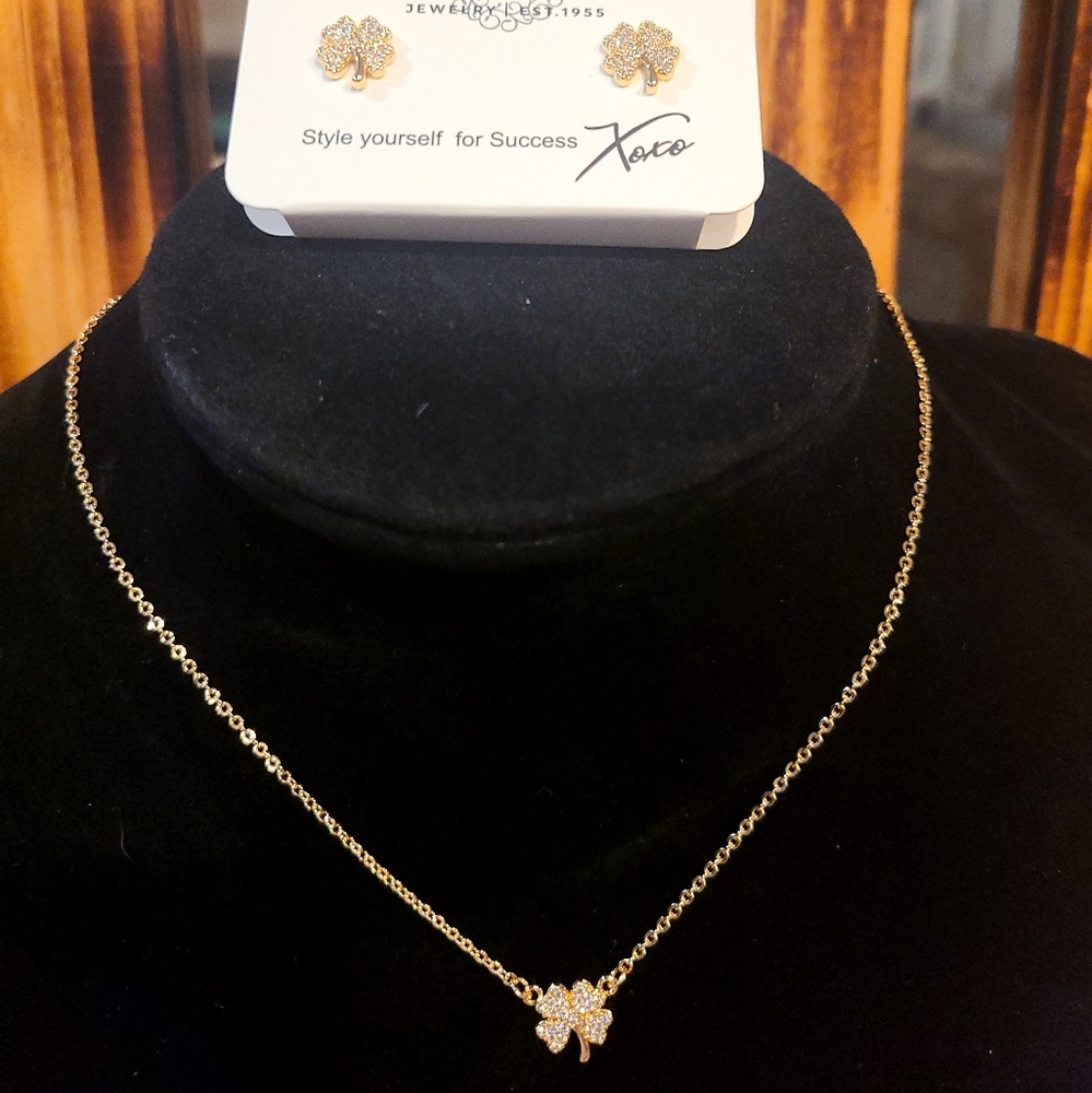 Park Lane Gold Stud Earrings Elegant Jewelry